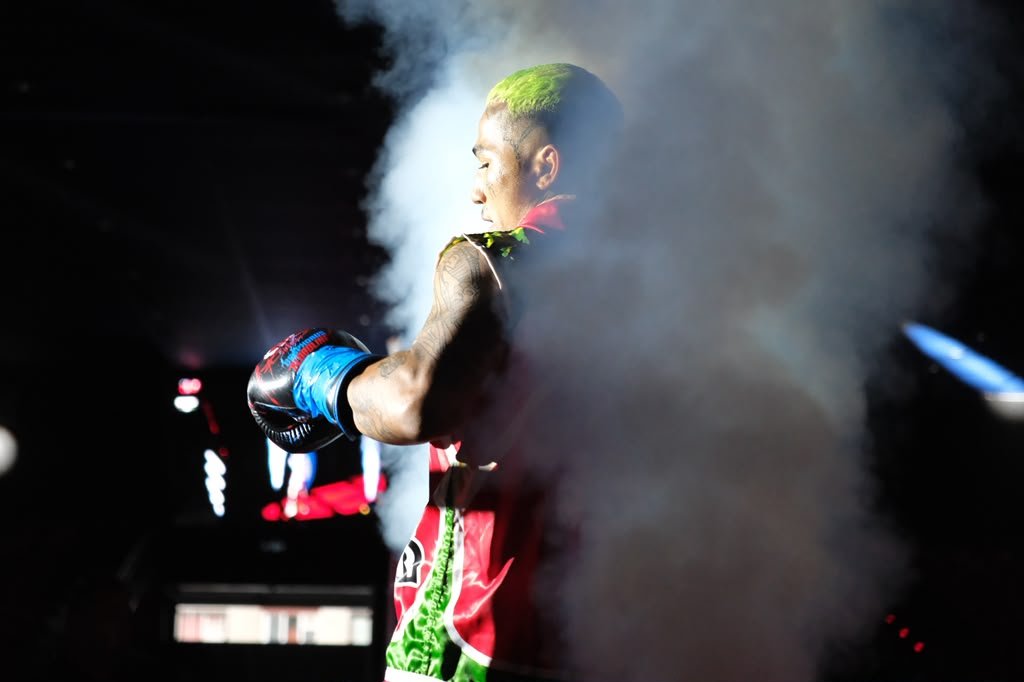 Griiim entering through the smoke